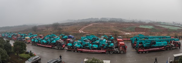 新春開門紅！山河智能1.2億訂單火爆發(fā)車