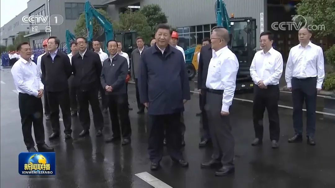 總書記“點贊”山河創(chuàng)新，山河智能集中收看《新聞聯播》